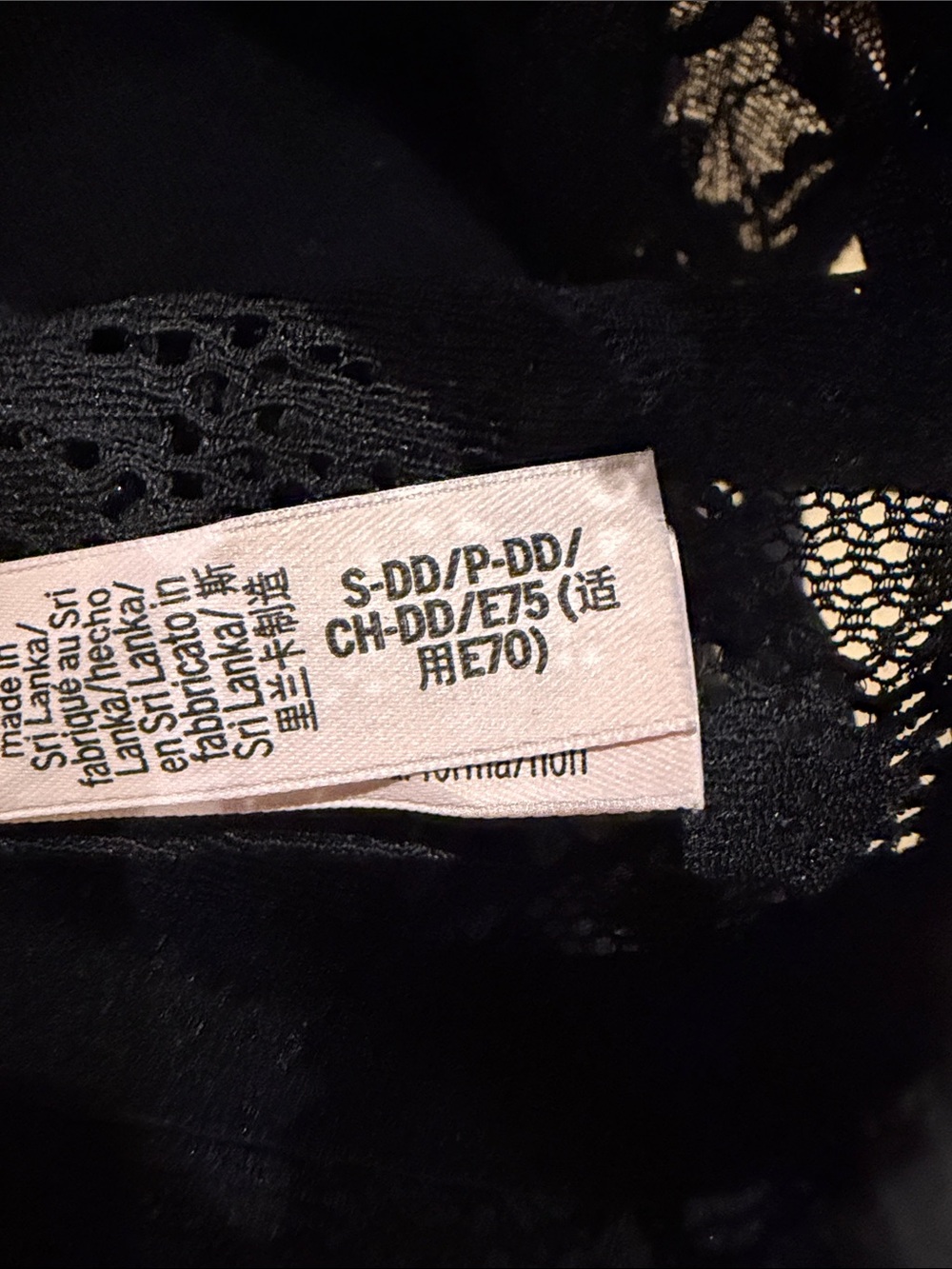 Victoria Secret DREAM ANGELS
Twinkle Lace One-Shoulder Monowire Bra sz-S DD 34DD - Picture 3 of 3
